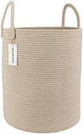 XUANGUO Cotton Rope Laundry Basket Hamper by XUANGUO