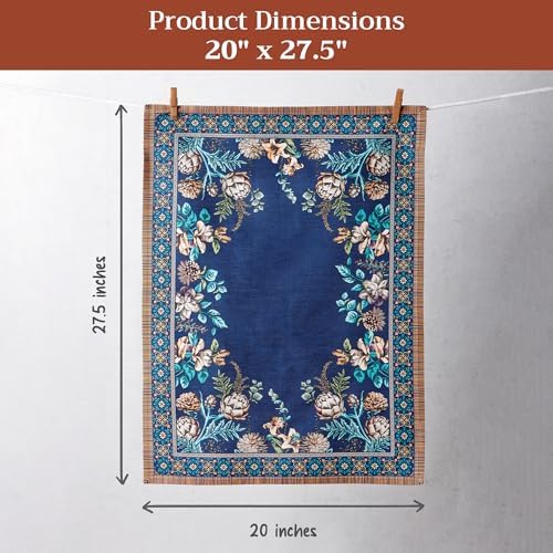 Maison d' Hermine Kitchen Towels Set of 3 100% Combed Cotton 27.50"x20" - Image 5