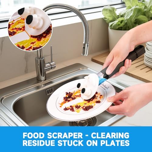 Smile Sponge Dish Wand Holder for Round Smiley Face Sponge Soap Dispensing - Image 3