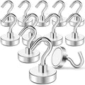 TRYMAG Magnetic Hooks for Cruise Cabins, 12 Pack by TRYMAGMagnets