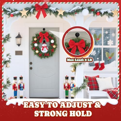 Magnetic Wreath Hanger for Metal Front Door - Image 3
