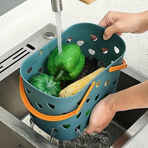 Portable Shower Caddy with Handle Plastic Shower Basket Organizer - Image 2