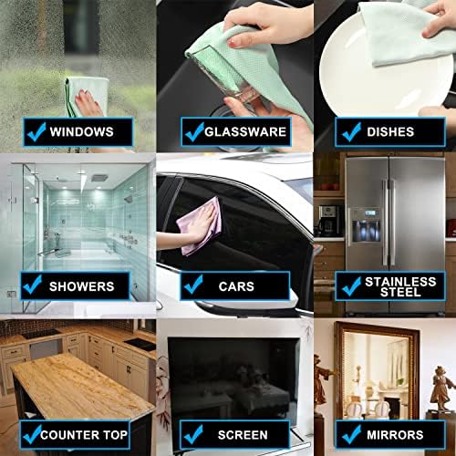 Easy Clean Fish Scale Nanoscale Cleaning Cloth, Streak Free Microfiber Glass - Image 5