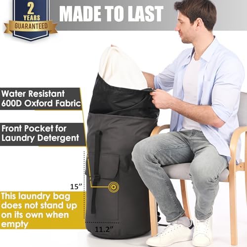 Backpack Laundry Bag, 115L Heavy Duty Extra Large College Laundry Backpack - Image 2