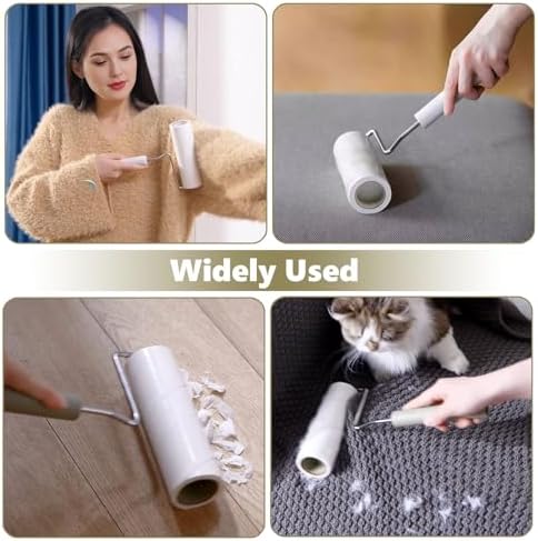 Extra Sticky Large Surface Lint Roller, 6.3'' Giant Lint Roller Refills - Image 6