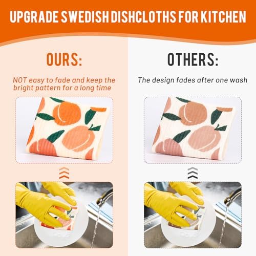Lucomb 10 Pack Swedish Dishcloths - Image 5
