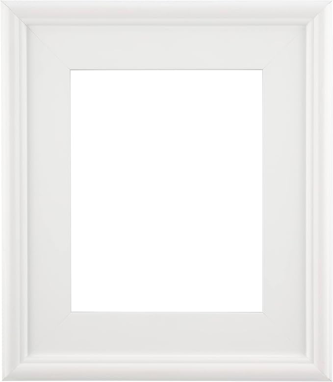 Creative Mark Plein Air Style Frame, White, 9x12-2.75" Wide Moulding with 1/2" Rabbet Depth, Open Back W/O Glazing, Museum Quality, For Art Panels, Stretched Canvas, Pictures & More