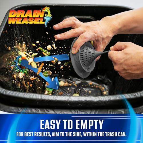 Drain Weasel Slingshot Kitchen Sink Drain Strainer Cover Basket, 2 Pack - Image 2