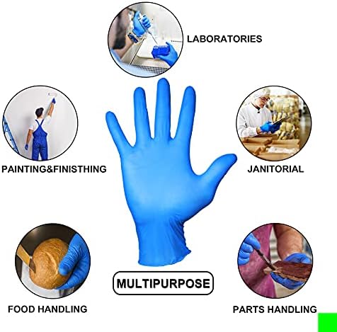PEIPU Nitrile Disposable Gloves，Powder Free, Cleaning Service Gloves, Latex Free - Image 3
