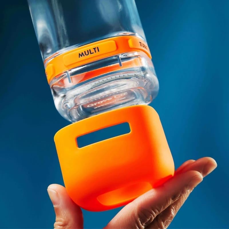 Grove Co. Refillable Glass Spray Bottle, 16 oz, Sparkling Orange - Image 4