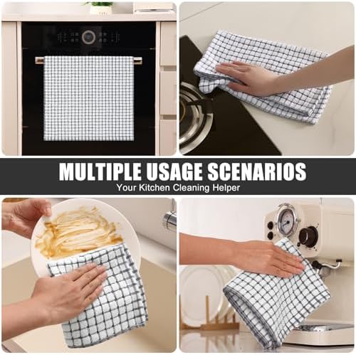 Mordimy Premium Cotton Kitchen Towels 16"x 25", 8 Pack - Image 5