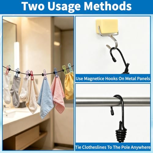 Magnetic Cruise Travel Clothes Line - Image 3