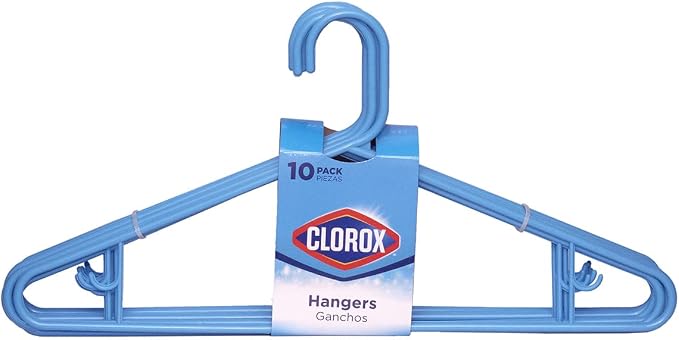 Clorox Blue Plastic Clothes Hangers – 10 Pack | Ideal - Image 5
