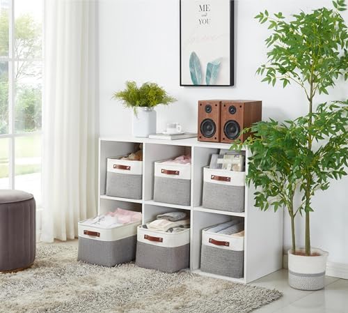 DECOMOMO Storage Bins, Large Fabric Storage Baskets - Image 2