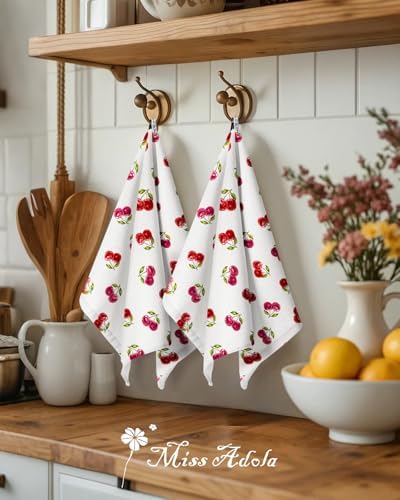 Miss Adola 2pcs Cotton Waffle Kitchen Towels - Image 5