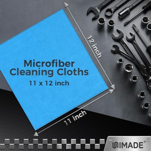 UNIMADE Microfiber Cleaning Cloth, 24 Pack Reusable Microfiber Towels - Image 3