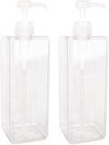 Pump Bottle, Refillable Plastic Empty Lotion Soap Dispenser Liquid Container by JiatuA