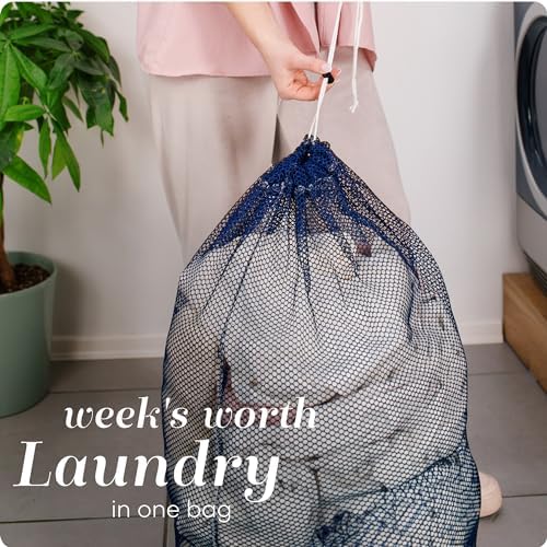 Handy Laundry Mesh XL Laundry Bag 24"x36" 2-Pack, Heavy Duty - Image 3