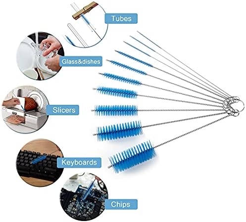 CiaraQ Bottle Cleaning Brushes, 8 Inch Nylon Tube Brush Set - Image 2
