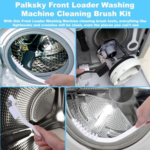 Palksky Washing Machine Cleaning Brush Set, Front Load Washer Machine Cleaner - Image 4
