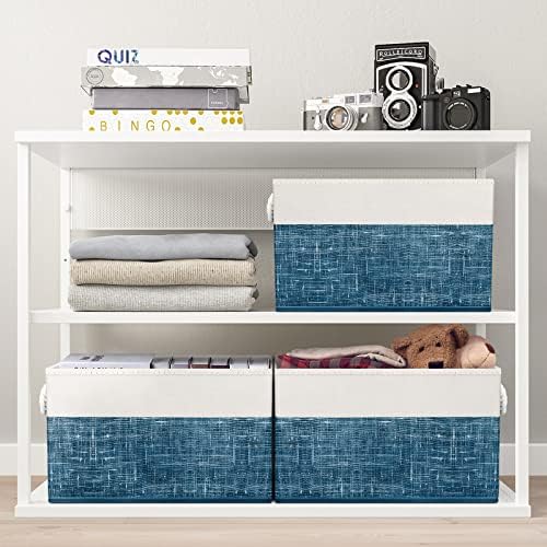 Fab totes Storage Bins 4-Pack, Foldable Storage Baskets - Image 5