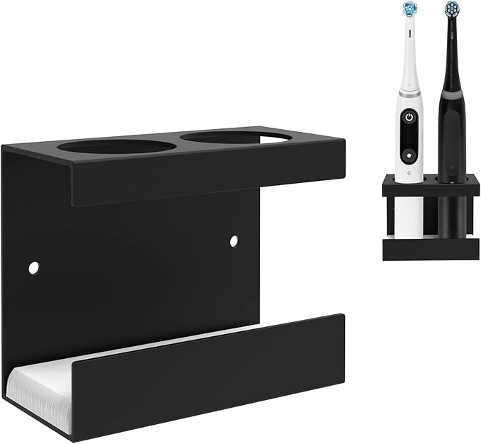 Linkidea Wall Mount Electric Toothbrush Holder by Linkidea