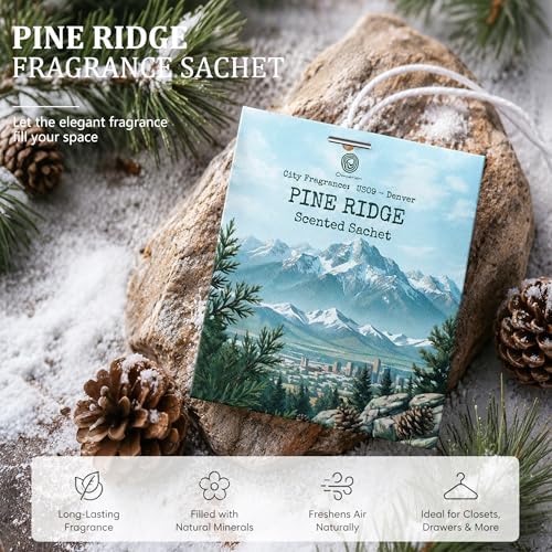 US09-Denver Pine Ridge Sachets for Drawers, Closets & Cars, 12 Pack - Image 5
