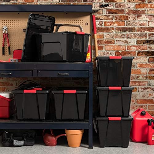 IRIS USA 4-Pack 54 Quart Storage Bins - Image 3
