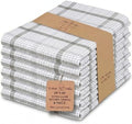 Urban Villa Kitchen Towels Cotton Dish Towels 20”x30” Tiny Checks by CottonTrends