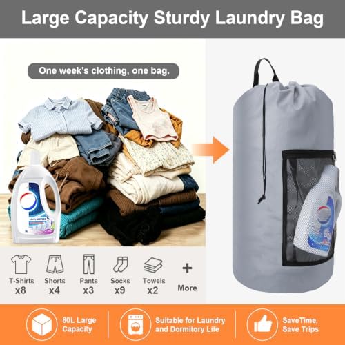 Laundry Bag Backpack Durable Laundry Bag - Image 6