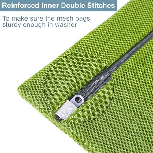 4 pack Mesh Laundry Bags, Mesh Wash Bags, Lingerie Bags - Image 3