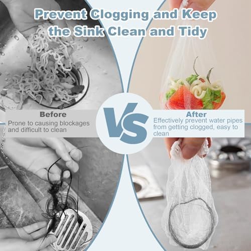 200 PCS Kitchen Mesh Sink Strainer, Disposable Sink Strainer Covers, Drain Nets - Image 6