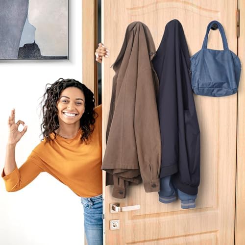 6Pcs Magnetic Hooks, 150lb Black Magnetic Hooks - Image 4
