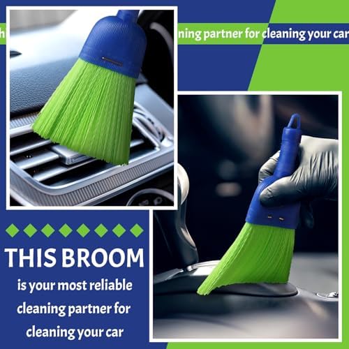 Domensi 6 Pcs Whisk Broom Poly Fiber Hand Brush - Image 5
