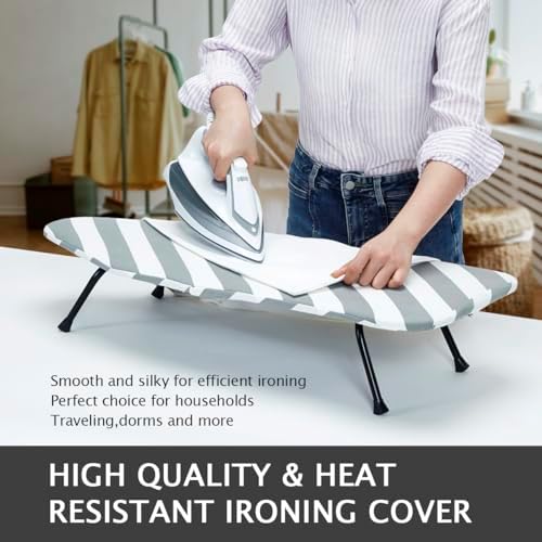 SheeChung Small Ironing Board 12"x32", Mini Ironing Board - Image 4