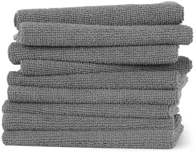 Amazon Basics Microfiber Cleaning Cloths, Ultra Absorbent, Lint Free, Streak - Image 5