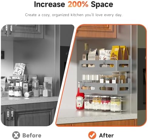 Sevenblue 4-Pack Magnetic Spice Rack - Image 3