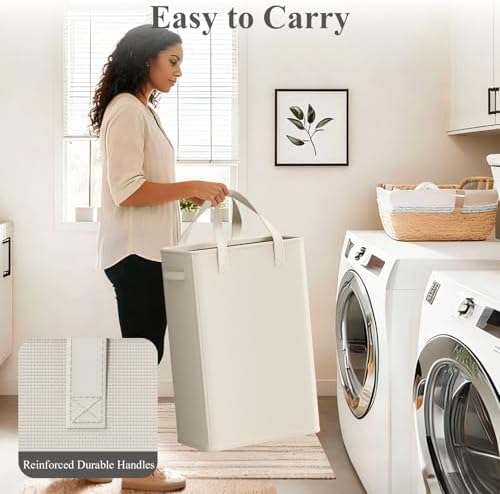Optish 50L Slim Laundry Hamper, Baby Hamper - Image 5