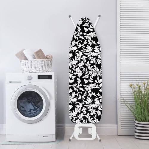 Classic Damask Floral Homes Replacement Ironing Board Cover, Vintage Abstract - Image 3