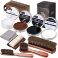 RAPSAKEMOH Shoe Polish Kit, Horsehair Brush Shoe Shine Kit by Unknown