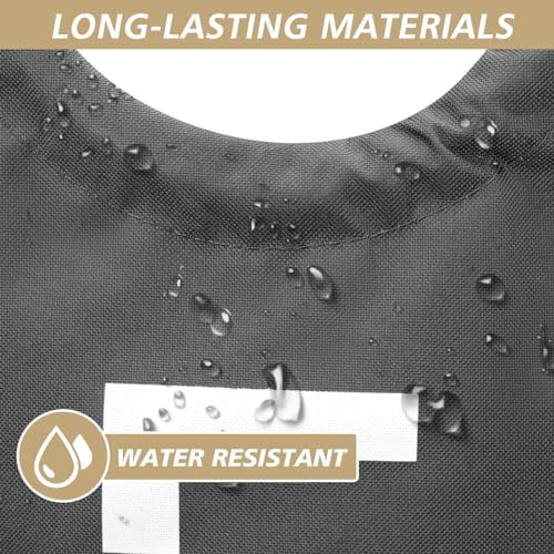 Maxsilan 125L X-Large Laundry Basket Bag, Collapsible Tall Hamper, Dark Grey - Image 4