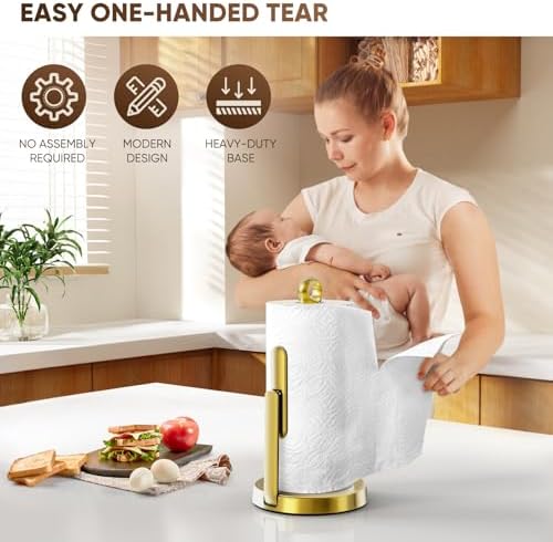 theaoo Heavy-Duty Paper Towel Holder - Image 4