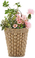 Handwoven Seagrass Boho Front Door Basket by LGENHOOMHandwovenNaturalWaterHyacinthBasket