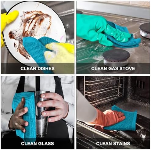 Nialnant 6 Pack Kitchen Towels, Large 100% Cotton Hand Towels, Absorbent Dish - Image 5