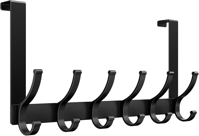 Optish Over The Door Hooks, Door Hanger Hooks by Optish