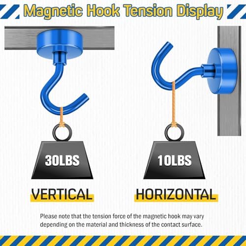 FINDMAG Magnetic Hooks for Cruise Cabins, 28 Pack, 30 LB+ - Image 6