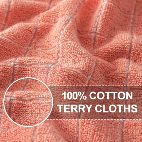 Homaxy 100% Cotton Terry Kitchen Towels, 8 Pack - Image 2