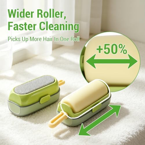 Mini Lint Brush/Roller, 2-in-1 Lint Remover - Image 3