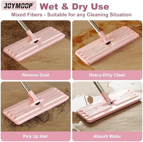 JOYMOOP Flat Mop, Microfiber Cleaning Pad - Image 4
