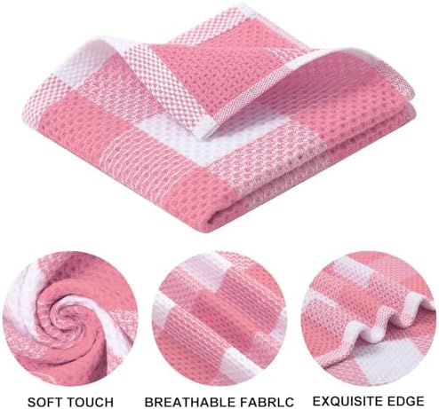 Mordimy Cotton Waffle Weave Dish Cloths, 6 Pack - Image 2